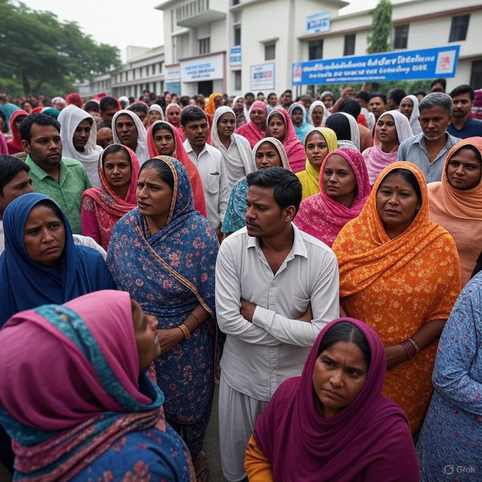 एसकेएमसीएच में खून के सैंपल