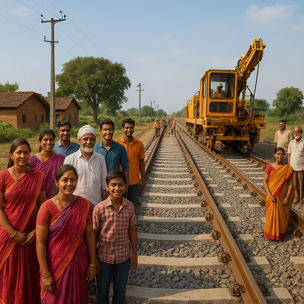 बिहार के इस जिले में पहली बार रेल सेवा